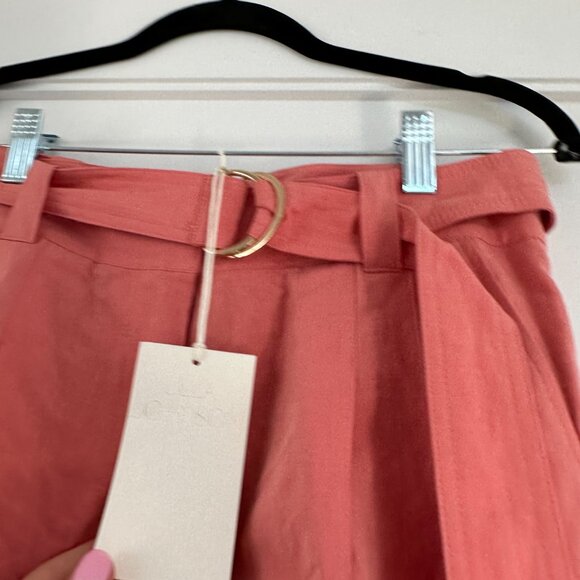 NWT Ulla Johnson Kori Pants Wide Leg High Waist Center Pleat Size 6 in Dahlia - Picture 5 of 10